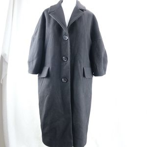 BCBG MAXAZRIA long wool coat sz large